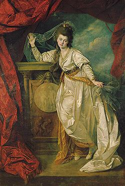 Johann Zoffany Elizabeth Farren as Hermione in The Winters Tale Sweden oil painting art